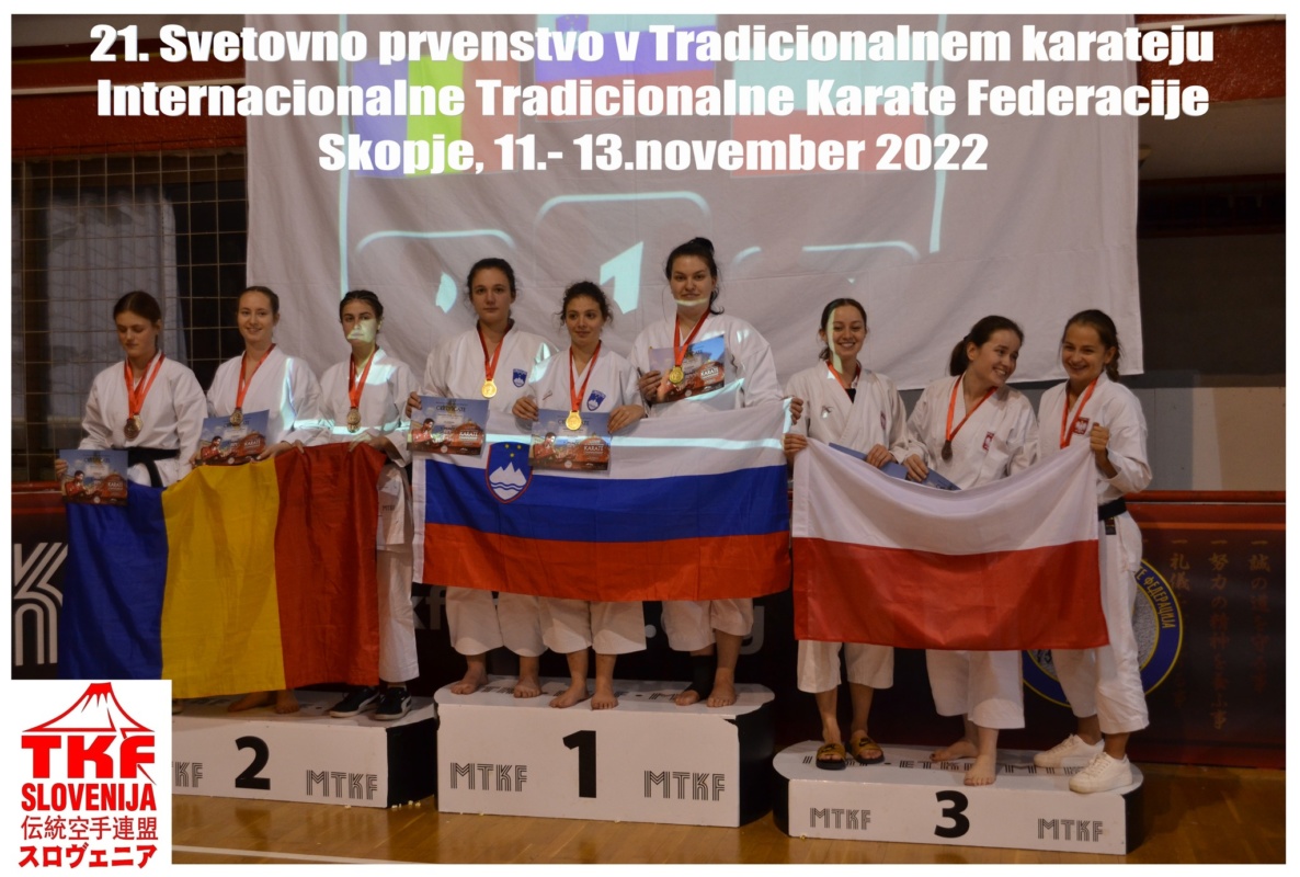 Slovenci na svetovnem prvenstvu v tradicionalnem karateju osvojili deset medalj