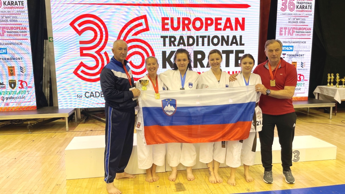 Koprski karate klub Samurai iz Beograda s številnimi evropskimi odličji