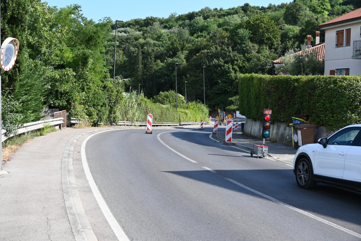 Delna zapora na Cesti na Markovec še do 22. julija