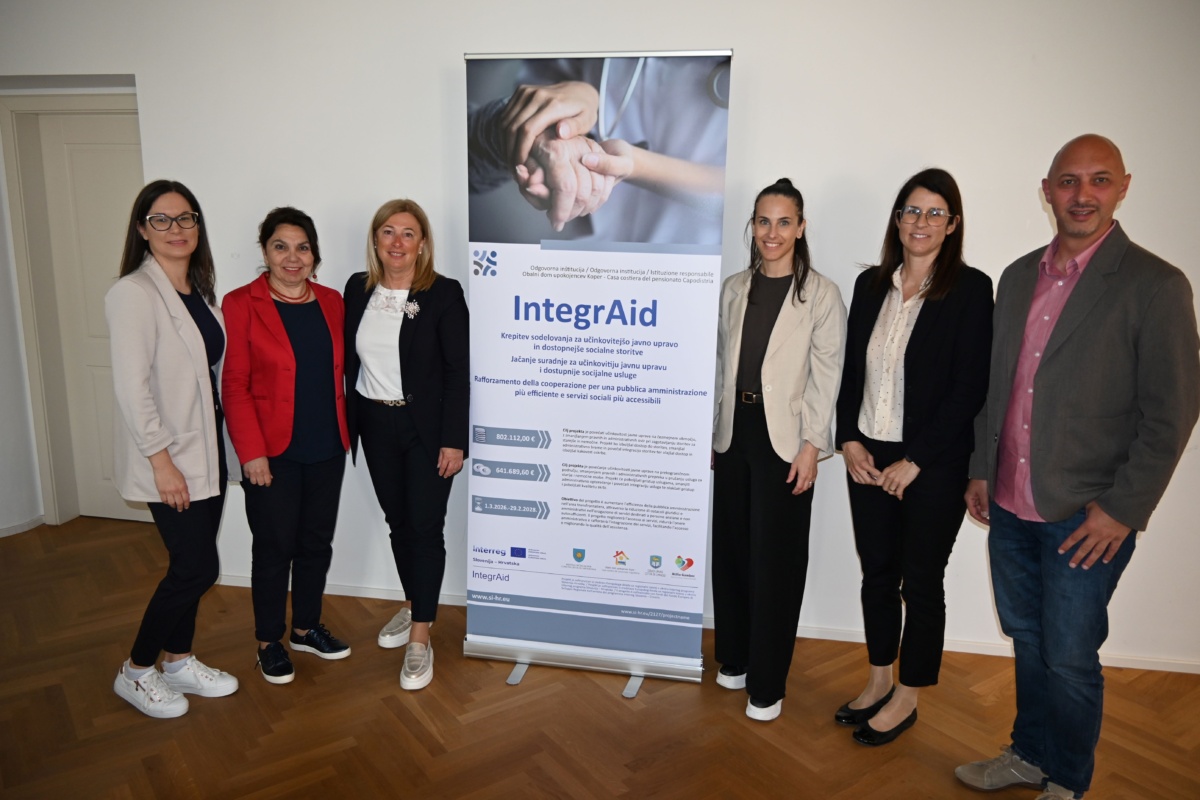Projekt IntegrAid – krepitev sodelovanja za učinkovitejšo javno upravo in dostopnejše socialne storitve