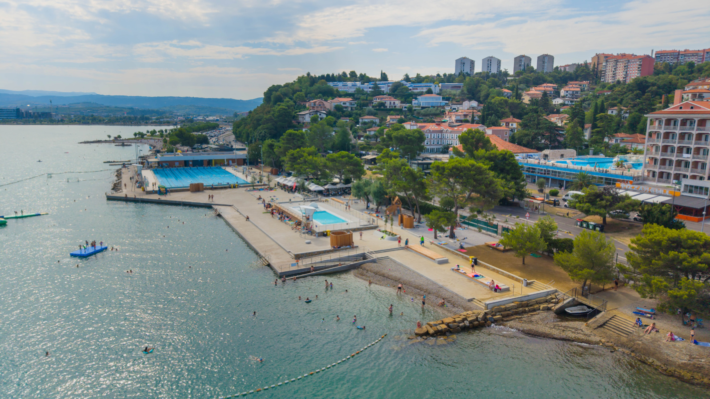 Nova podoba kopališča v Žusterni