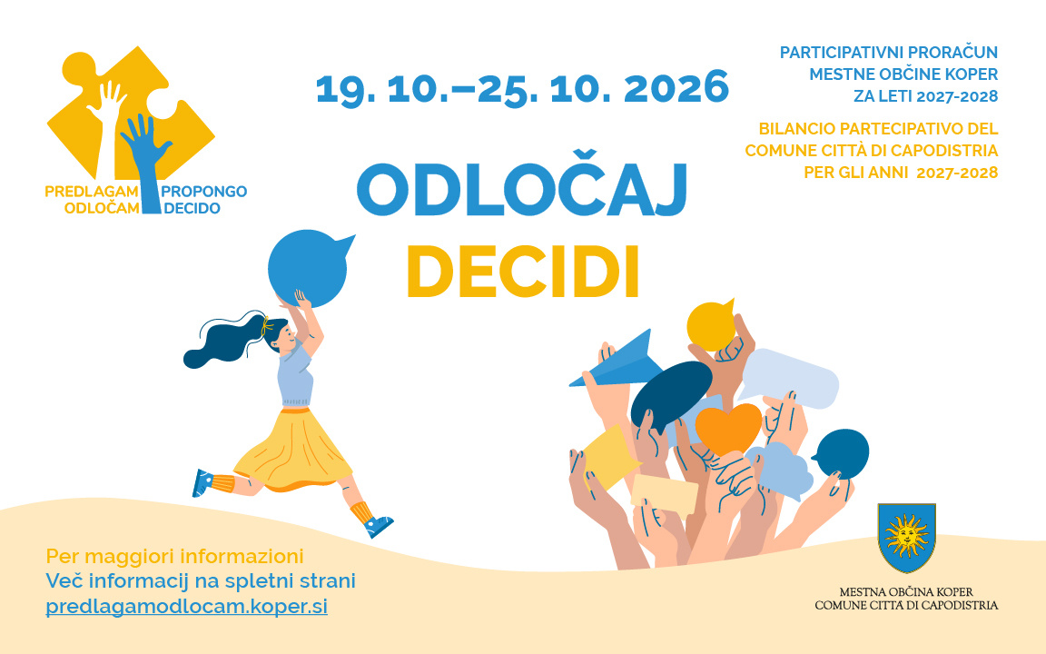 Občanke in občani bodo glasovali o 83 participativnih projektih